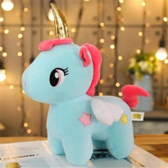 Unicorn Stuffed Animal Unicorn Plush Toy Soft Cute Rainbow House Happy Boys Girls Birthday Party Decors Gift For Kids Favors