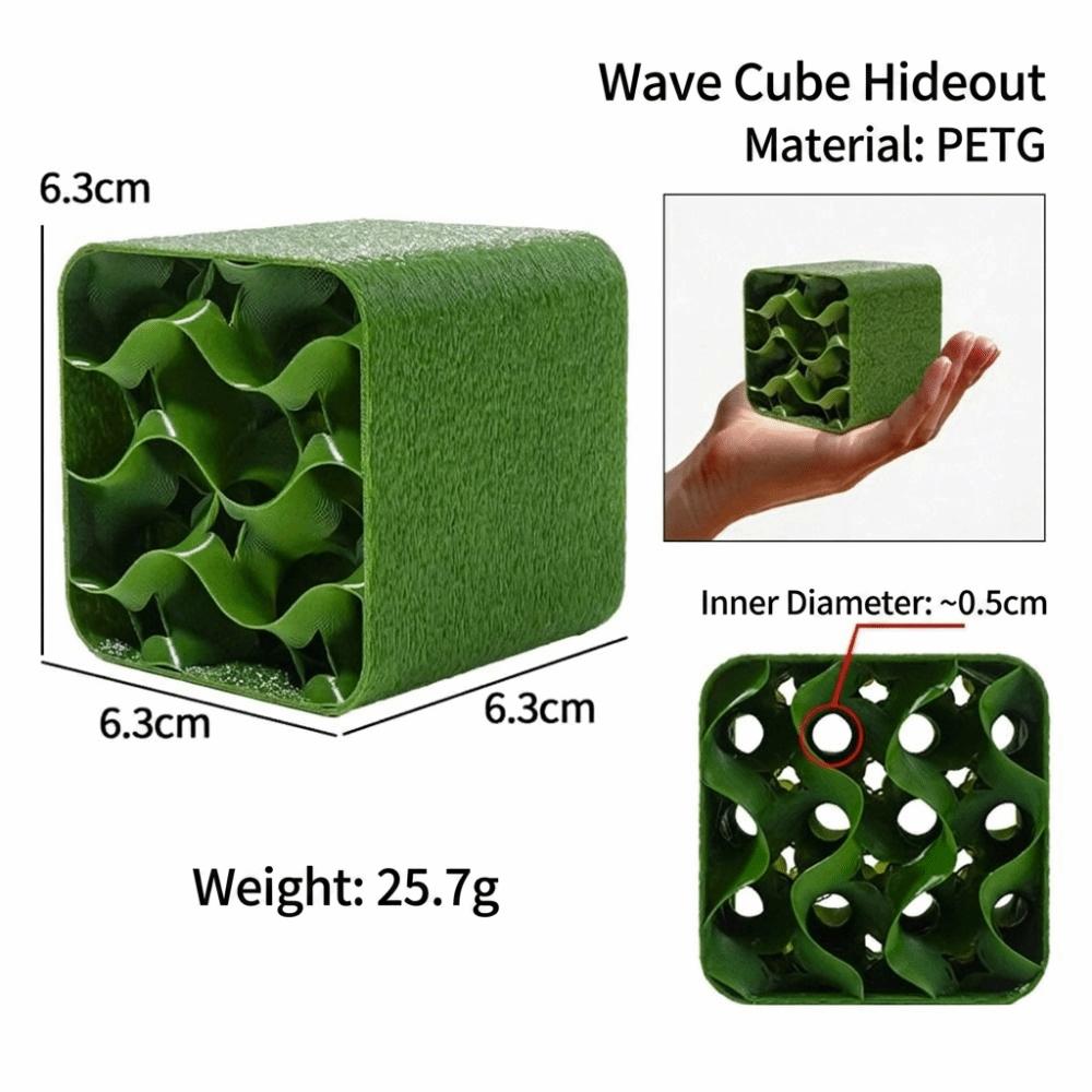 Lightweight Shrimp Shelter Brick Hollow Shelter Aquarium Landscape Decoration Fish Tanks