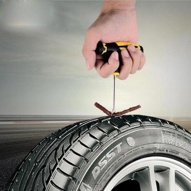 Professional Car Tire Repair Kit Auto Bike Motor Tubeless Tire Tyre Puncture Plug Drill Bit Repair