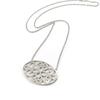 Les Trésors De Lily [L7422] - White 'Sissi' Silver Necklace