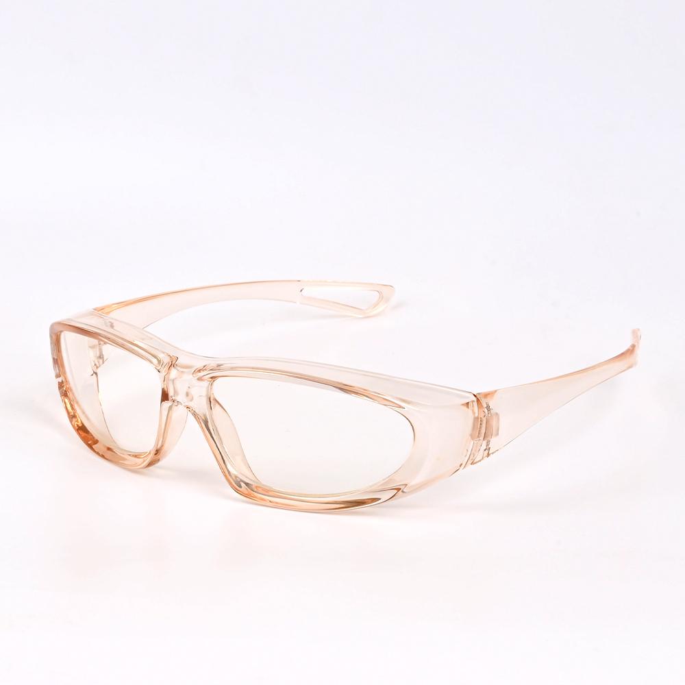 

1 шт. Защитные очки квадратные с защитой от запотевания и блокировкой синего света, с боковыми щитками для школы и повседневной жизни