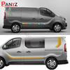 5 Stück Autoaufkleber für Renault Trafic Vauxhall Opel Vivaro Fiat Talento Nissan NV300 Camper Van Vinyl-Aufkleber Tuning Zubehör