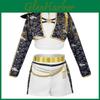 Kpop Demon Hunters Rumi Childrens Sequin Stage Costume With Short Pants For Dance Performances