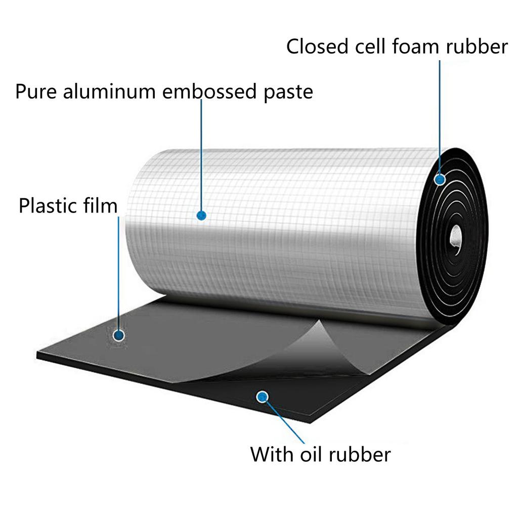 200x50cm Car Sound Proofing Deadening Car Truck Anti-Noise Sound Insulation Mat