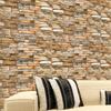Retro color 3D brick patterned wallpaper self-adhesive waterproof 38.5X35cm bedroom wall sticker