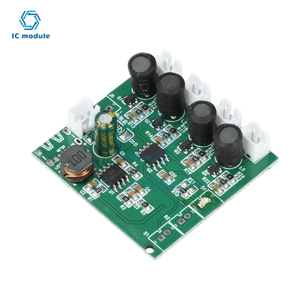 Mini Humidifier DIY Kits Mist Maker and Driver Circuit Board DC6-24V Four Spray Spray Humidifier Module Atomization Module