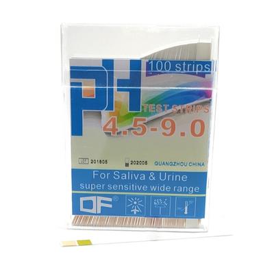 Universal pHs Test Strips Double Pad Designs Accurate pHs Measurement for Urine Saliva Accurate Readings pHs Ranges 4.5 To 9.0