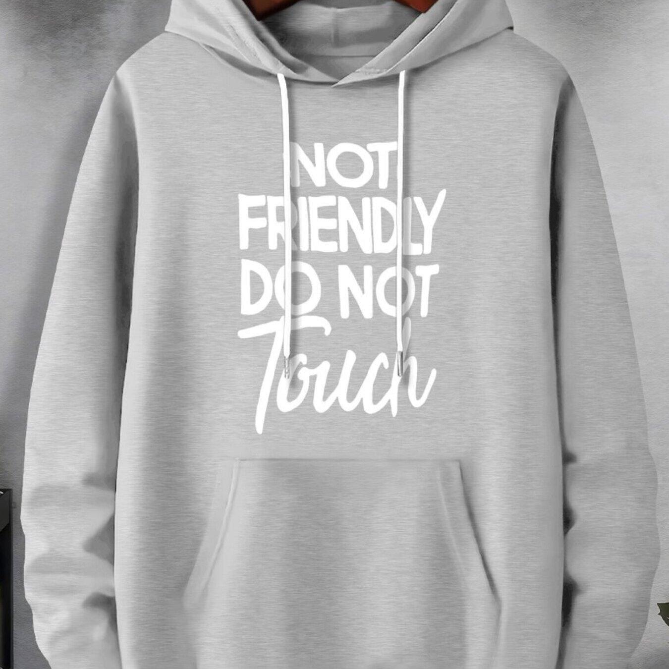 

2025 Новый стиль Мужская персонализированная толстовка с капюшоном с принтом букв Организации Объединенных Наций Осень Зима Повседневная XL