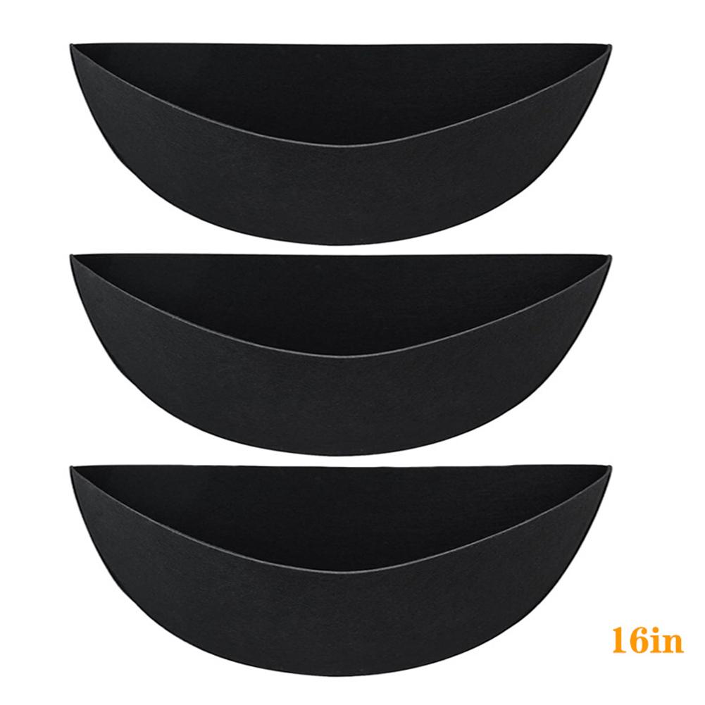Felt Liner Kit 3pcs for Wall Hanging Half Round Baskets Box Planters Outdoor Fence Baskets and Wire Plant Holders