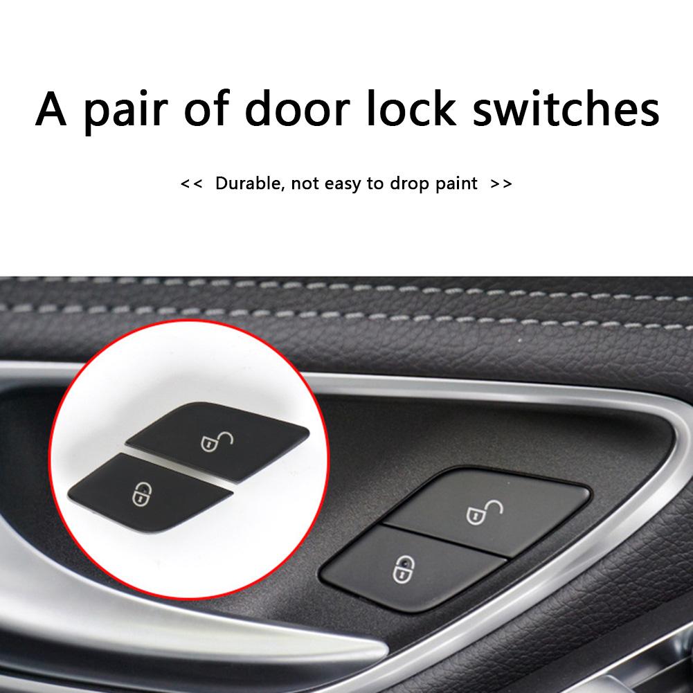 Driver Side Door Lock Unlock Switch Button Car Door Lock Unlock Switch Button Trim Cover for Mercedes C GLC Class W205 W253 China Mainland