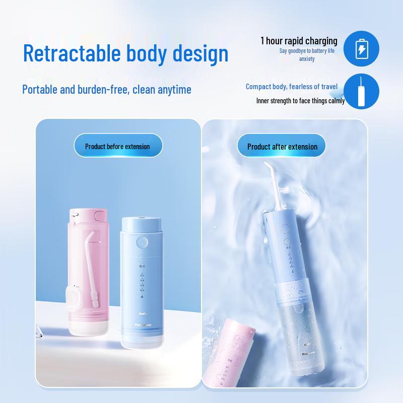 Panasonic Portable Water Flosser EW-DJ33 CN plug (adapter included)