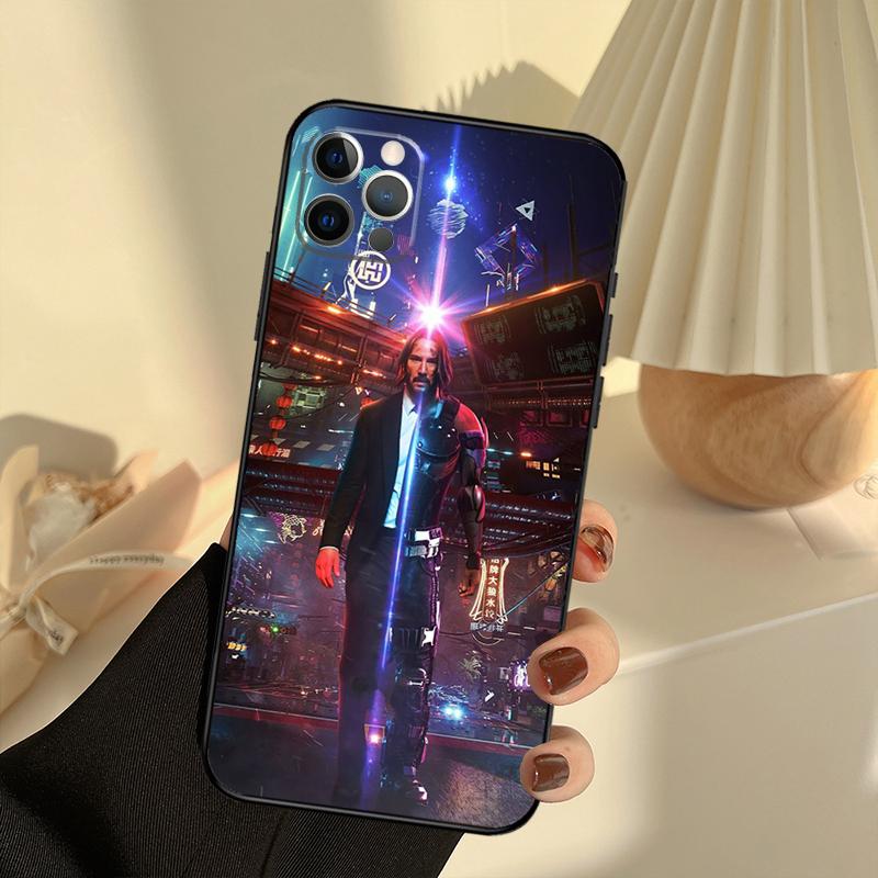 Cool Movie John Wick Phone Case For iPhone 16 14 13 12 11 15 17 Pro Max 13 Mini 15 16 Plus 16e 17 Air Cover Funda