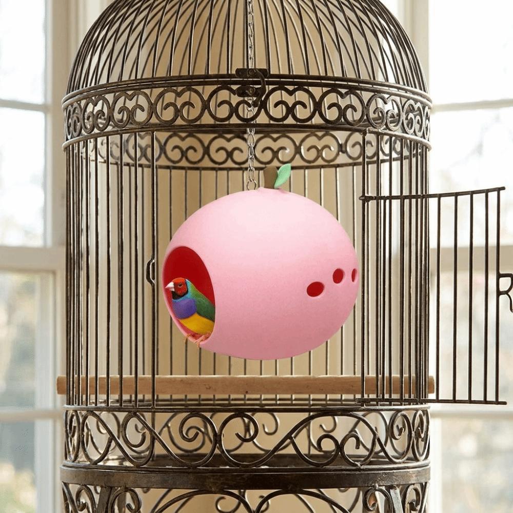 Large Caliber Bird Shelter Plastic Small Pet Sleeping Nest Pet Habitat Parrot Cage Nest Budgerigar
