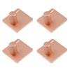 4Pcs Bathroom Towel Hook Multipurpose Sticky Wall Hooks Wall Mounted Coat Rack Robe Clothes Hook for Bath Kitchen