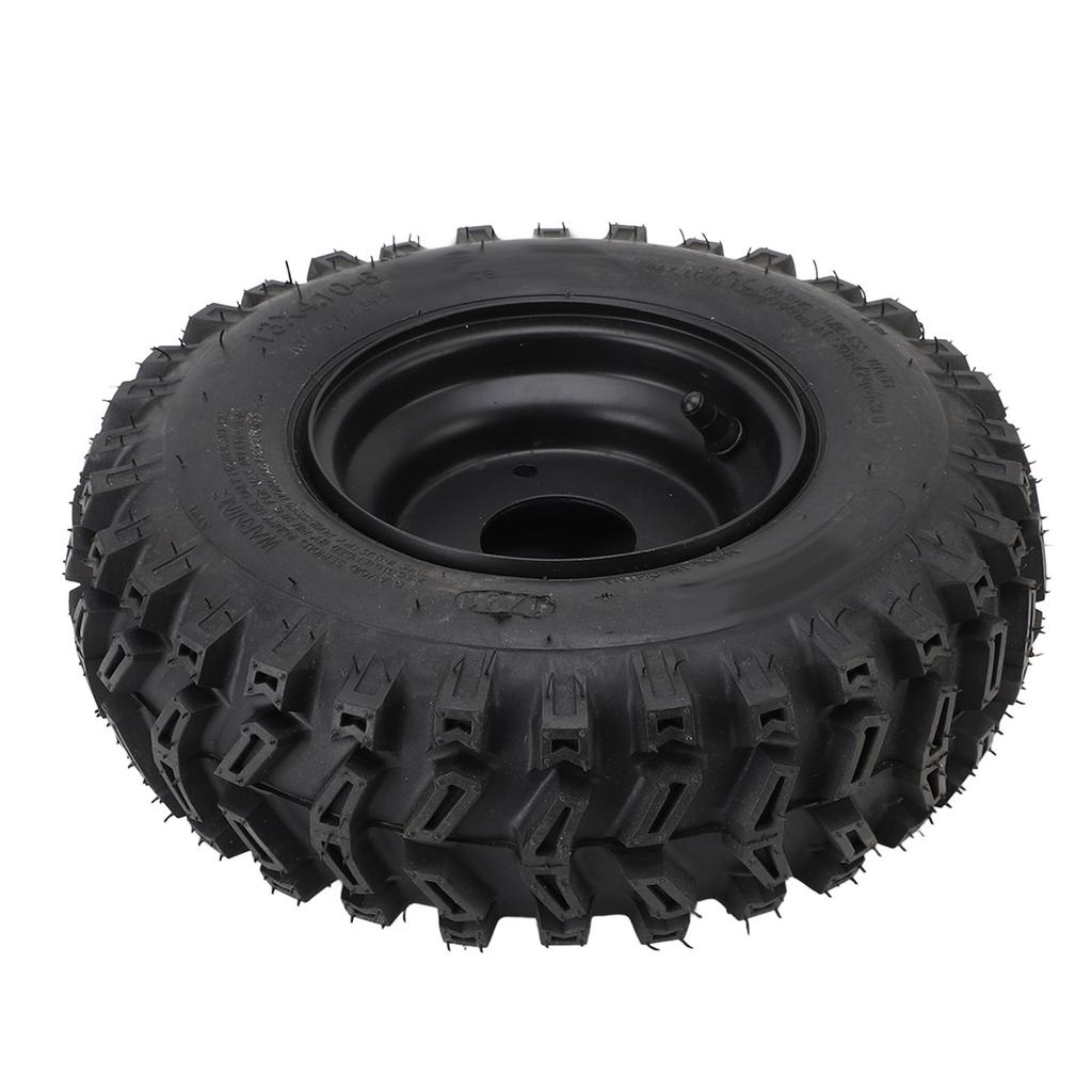 13x4.1 6 Tubeless Tire with Rim Explosion Proof 6 Inch Vacuum Tyre for ATV Quad Off Road Go Kart Golf Cart Mini Bike