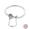 17-20CM Star Moon Bracelet 925 copper Pink Heart Clover Charms Snake Chain Luminous Bracelet For Women DIY Birthday Zircon Gift
