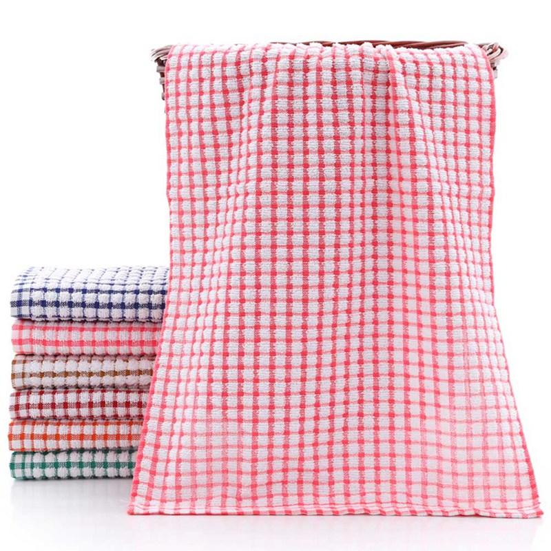 1PCS Cotton Kitchen Tea Towel Absorbent Catering Restaurant Cloth Clean Dish Towels Kichen Cleaning Supplies
