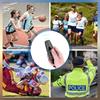 Electronic Whistle Basketball Football Referee Training Survival Whistle USB Rechargeable Emergency Safety Whistle with LED Lamp
