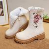 Print Platform Ankle Women Boots Suede Shoes Winter 2025 Brand Gladiator Casual Shoes Trend New Non Slip Pumps Snow Botas Mujer
