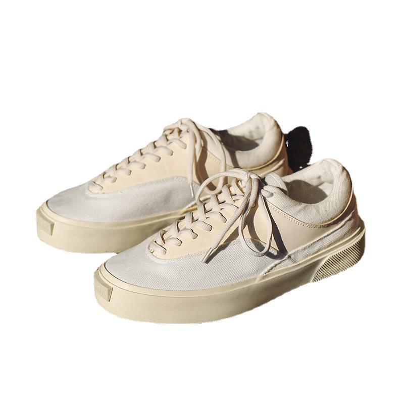 Guochao Same Men'S Shoes Niche Design Vulcanized Canvas Shoes Men'S Low-Top Breathable Student Versatile Sports Shoes