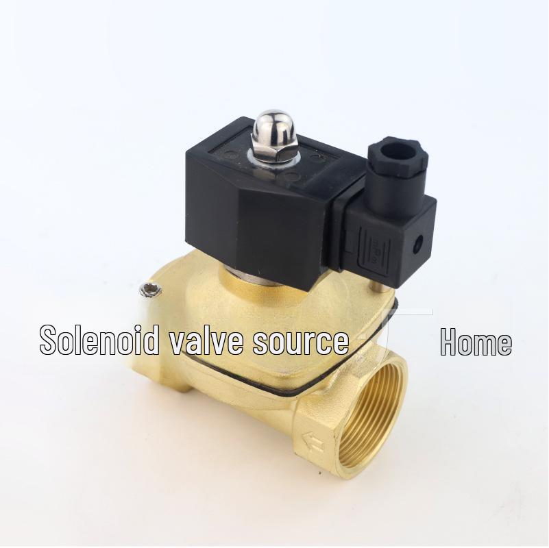Válvula solenoide de cobre puro impermeable, ahorradora de energía, sin calentamiento, válvula de agua, 220V/24V, disponible en tamaños: 4mm, 6mm, 1 pulgada, 2 pulgadas.