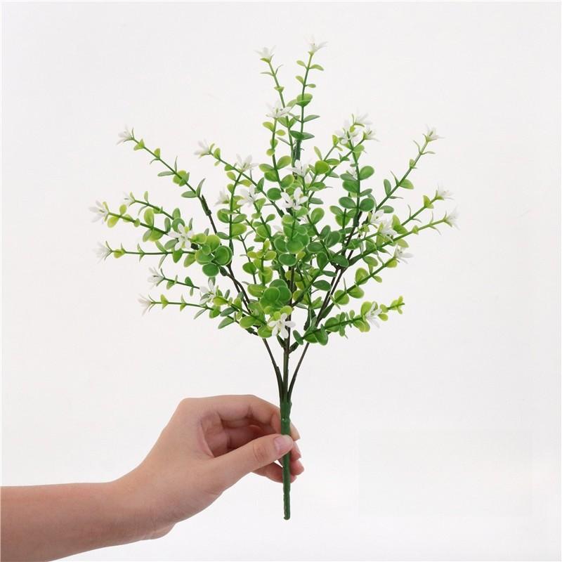 Plastic Fake Floral With Eucalyptus And Chrysanthemum For Party Decorations