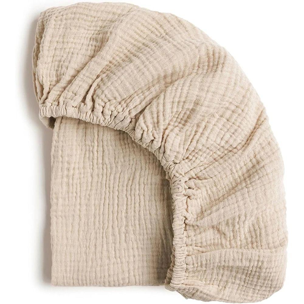 2Pcs/Set Solid Baby Fitted Sheet Printed Cradles Mattress Cover Durable Newborn Changing Pad Cover