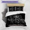 Mythology Valhalla 3pcs Bedding Set Duvet Cover Closure Includes 1 Duvet Cover & 2 Pillowcases for All Seasons Bedroom Home Dorm Decor