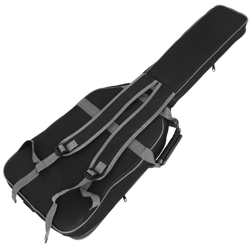 Waterproof Guitar Gig Bag For Electric Guitars Spacious Compartment Guitar Carrying Case Adjustable Strap Modern Design