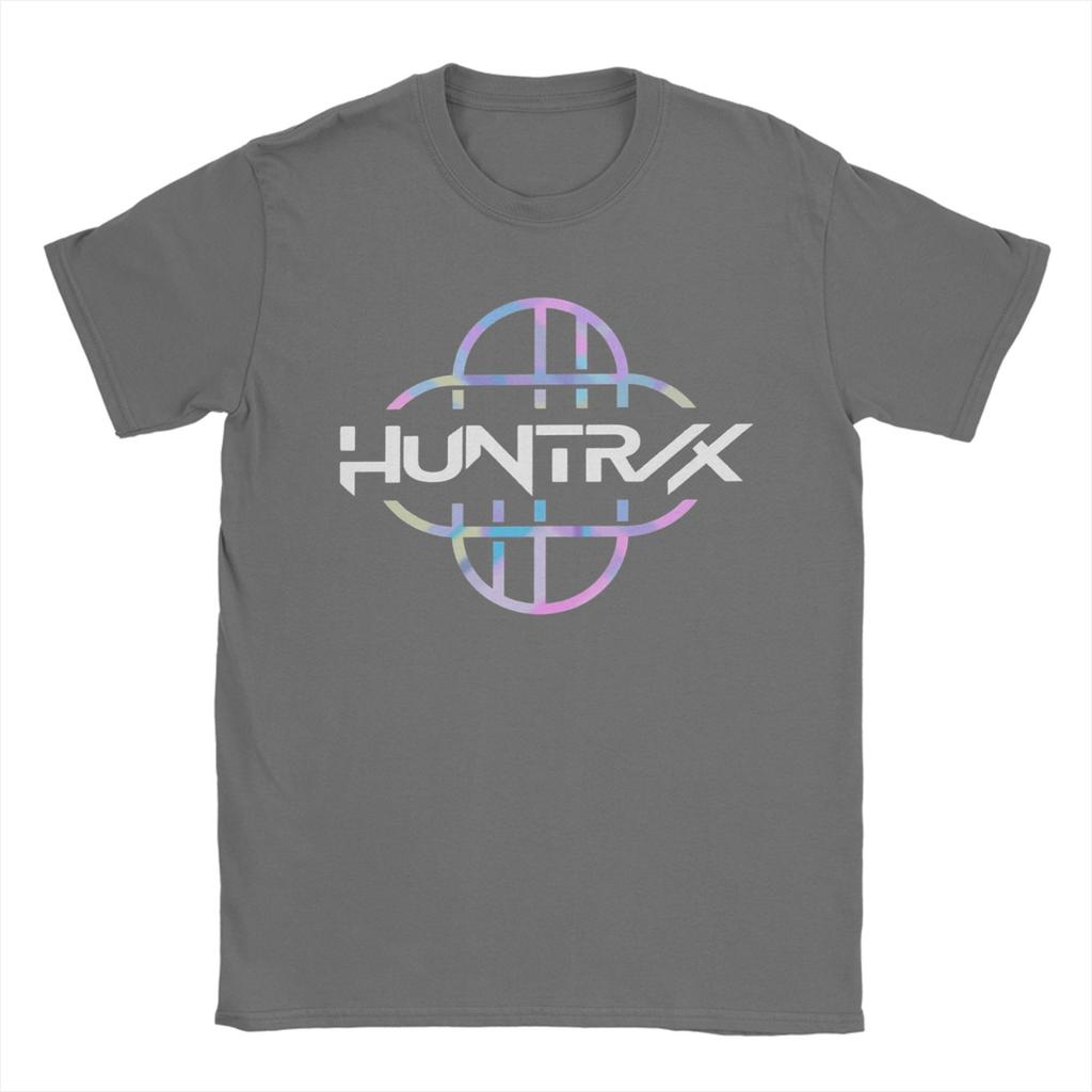 K POP Demon Hunters Logo T-Shirt for Men HUNTRIX Casual Pure Cotton Tees O Neck Short Sleeve T Shirts Adult Clothing