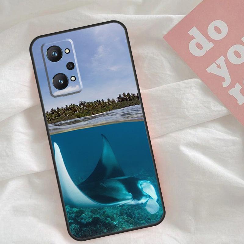 Animal Manta Ray Case For Realme C75 C63 C61 C65 C67 C55 C51 C53 C35 C71 15 11 12 13 14 Pro Plus GT6 GT7 Pro