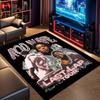 Tapis de sol rectangulaire antidérapant avec impression d'étoile hip-hop Rapper Rod Wave Tapis de décoration pour chambre de fan de musique et de jeux