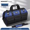 Sturdy Hydroelectric Durable Canvas Tool Bag - Thickened, Wear-Resistant, Multi-Function Hardware Storage