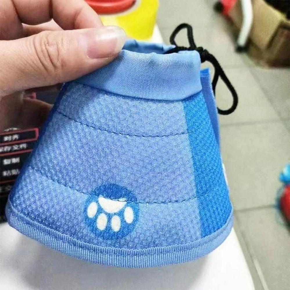 Protective Pet Adjustable Collar Anti Lick Cat Neck Cone Safety Cat Neck Ring  Puppies