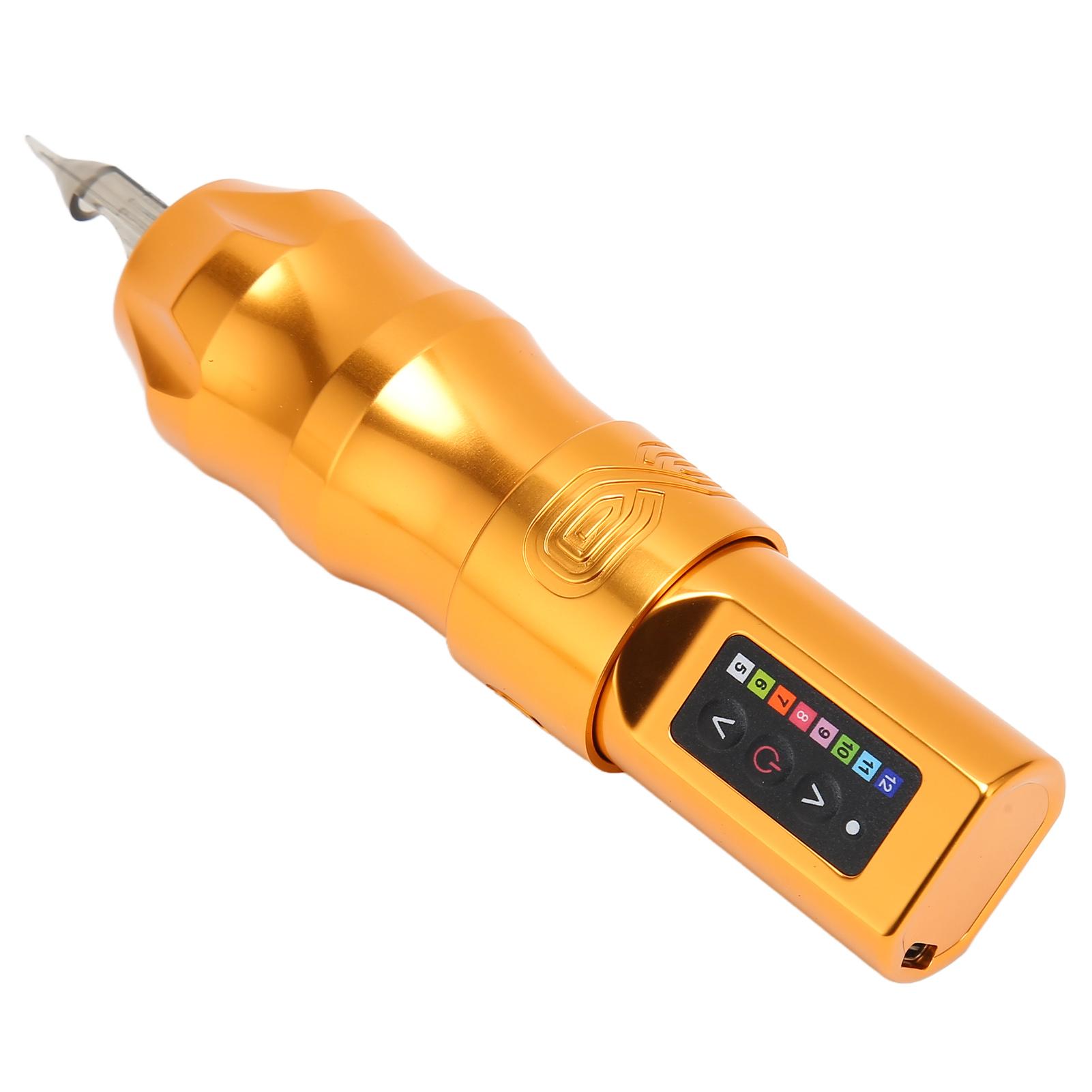 

2 в 1 беспроводная тату-машинка ручка 2400 мАч аккумулятор алюминиевый сплав профессиональная роторная татуировка