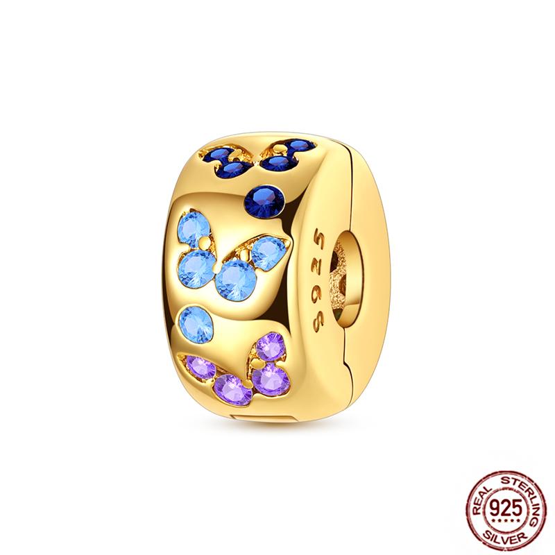 Copper Loveheart Charms Beads Cute Cat Panda Poker Phone Charm Pendant Fit Original Bracelet Diy Jewelry Women Gift