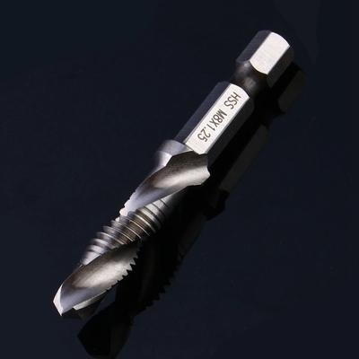 M8 HSS 1/4" Altıgen Şaft Matkap ve Kılavuz Konik Matkap Uçları Elektrikli Alet Parçası