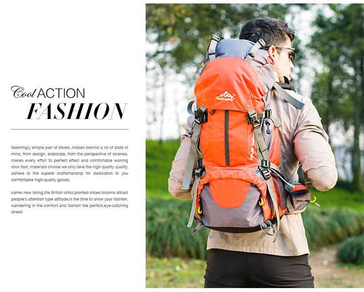 New Large Capacity Water-Repellent Outdoor Hiking & Mountaineering Backpack