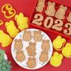 Cartoon Cute Rabbit Cookie Cutters Holiday Biscuit Fondant Cookie Stamps