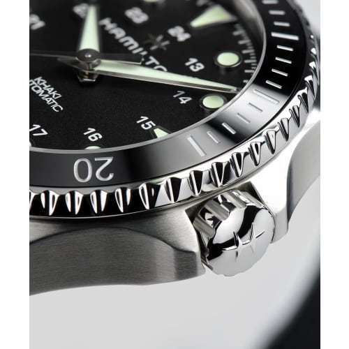 Hamilton H82515330 Khaki Navy Scuba Automatic Men's Watch with Official Warranty [Official Import]