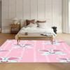 Pink Alfombra Happy Easter Soft Carpets for Living Room Decoration Kids Play Rugs Home Decor Gift Chair Carpet Bedroom Decor