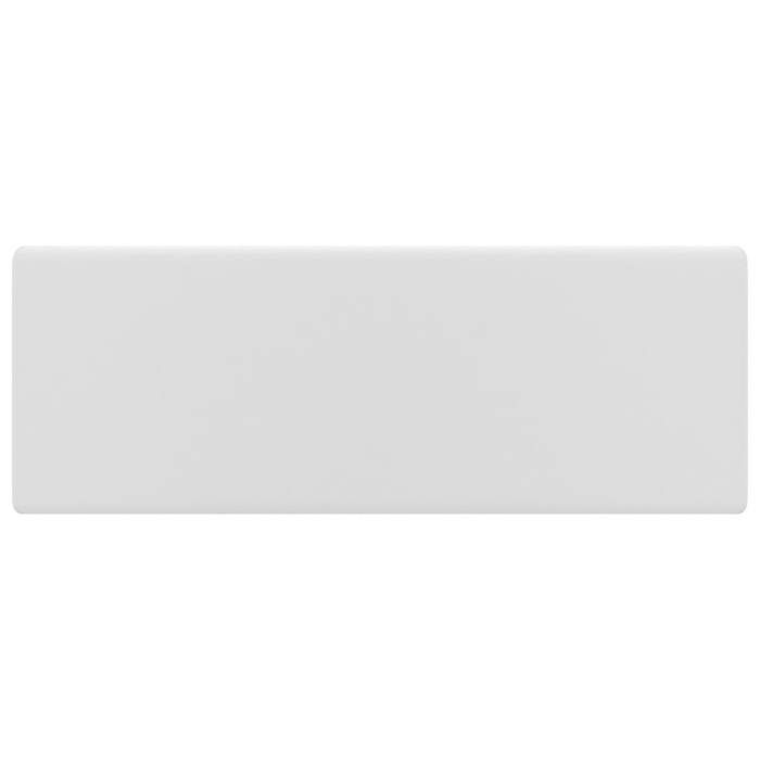 VidaXL Deluxe Square Washbasin with Overflow Countertop Washbasin Toilet Hand Basin Bathroom Cosmetic Room Home 146943