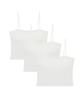 Geseueondeoweeo Leather Label Point Crop Top 3-Pack