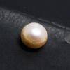 Natural White Pearl Loose Gemstone 6.75 Ct Sea Mabe Round Cut for Jewelry Making and Gem Collections