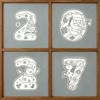 2027 Christmas Window Decals for Glass Doors Static Cling Stickers for Storefront Holiday Window Decor