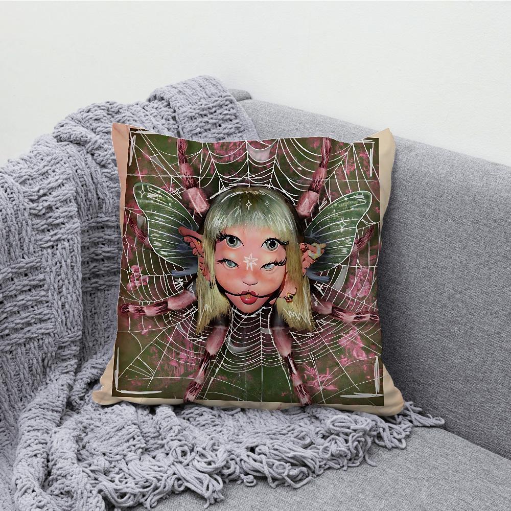 Singer M-Melanie Portals Pillow Case Soft Cushion Cases for Farmhouse Sofa Decor Home Decorations and Protector Pillow Case