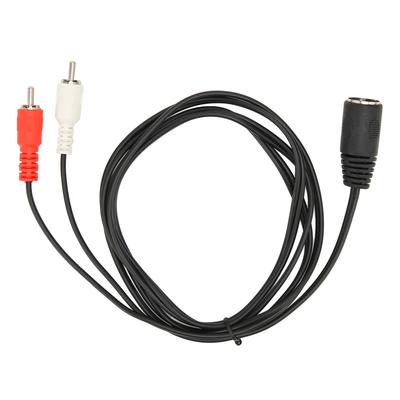 DIN 7 Pin Female To Dual RCA Male Cable 4.9ft Flexible Plug and Play Sound Adapter Cable for Sound