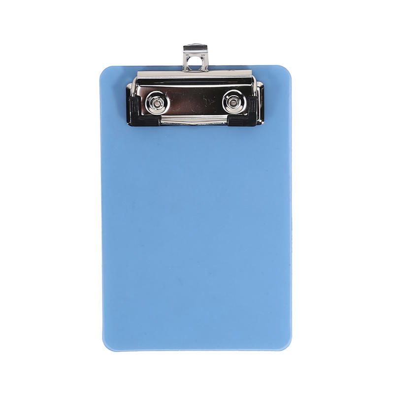A7 Frosted Color Transparent Mini Clipboard with Clip for Sticky Notes Portable Writing Board Document Holder Small Bill Organizer