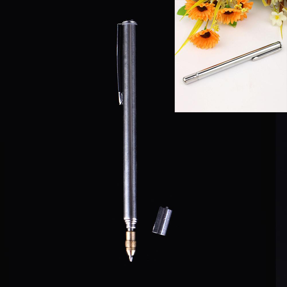 

1Pc 6/7Section Pointer Pen Instrument Baton Stainless Steel Telescopic Magic Ballpoint Pen Kindergarten Teacher Education Supply