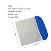 Hot Sale Stainless Steel Pizza Cutter Portion Maker Food Scrapers Rubber Handle Cut Knife Dough Pastry Scrapers Chopper